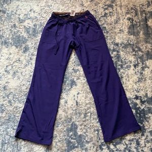 Purple scrub pants